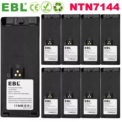 10PCS NTN7143 NTN7144 Ni-MH Battery For MOTOROLA HT1000 MTS2000 MT2000 MTX9000 • $132.99