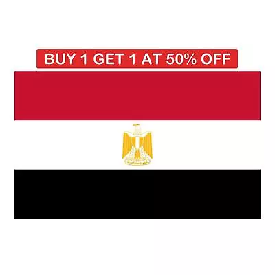 Giant Team Egypt Egyptian Flag Football Cup Olympic Supporters Fans Premium • £4.09