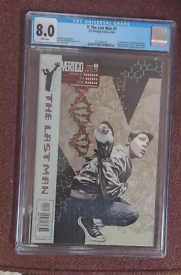 Y THE LAST MAN #1 CGC 8.0 1ST App. Yorick & HERO Brian K. Vaughan 1st Print DC • $69.95