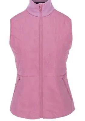 Rlx Golf Ralph Lauren Gilet Vest Pink Medium Nwt • £35