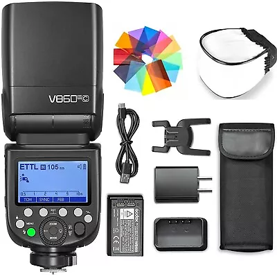 $229 • Buy Godox Ving V860III-C TTL HSS 2.4G Camera Flash Speedlite+ Battery For Canon DSLR
