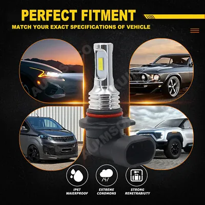 6500K LED Headlight High Beam Lights Bulbs Kit Super White Bright CSP Chips9005 • $15.99