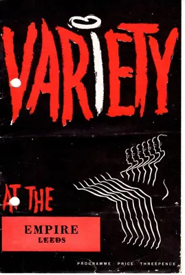 £1.99 • Buy Leeds Empire 1958 'variety' Dickie Valentine Programme.