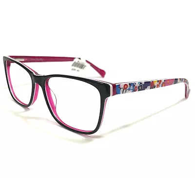 Vera Bradley Eyeglasses Frames Cora Impressionista IMT Black Pink 53-15-135 • $69.99