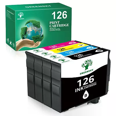 4x Ink For Epson 126 Workforce 545 635 645 845 WF-3520 WF-3530 WF-3540 WF-7010 • $16.69