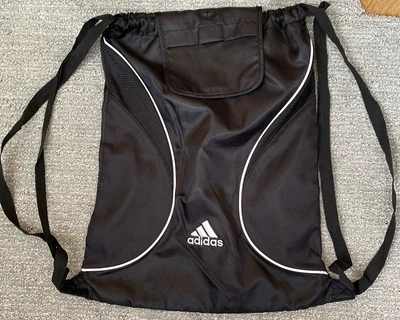 $14.99 • Buy Adidas Sack Gym Shoes Black Bag