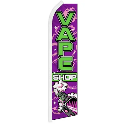 Vape Shop Swooper Feather Flutter Advertising Flag Smoke Shop Vapor  • $18.95