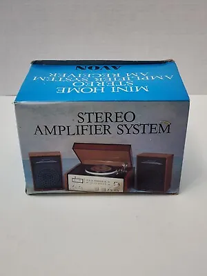 BRAND NEW Vintage 1970's #N117 AVON MINI Home  Stereo With Speakers..IBIN • £66.58