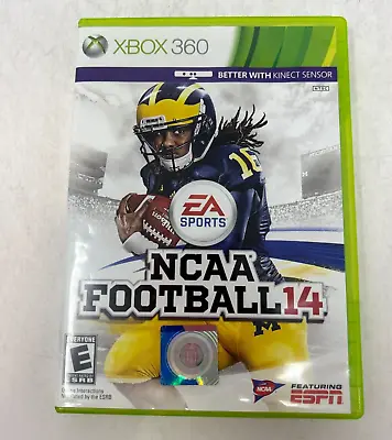 $24.95 • Buy Case And Manual Only NO GAME NCAA Football 14 Xbox 360 Authentic