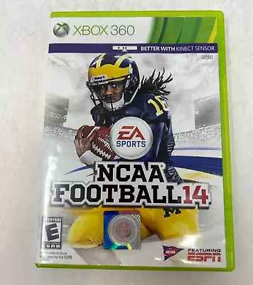 $24.95 • Buy Case And Manual Only NO GAME NCAA Football 14 Xbox 360 Authentic