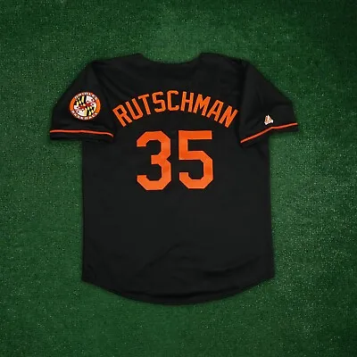 Adley Rutschman Baltimore Orioles Men's Alternate Black Jersey W/ Team Patch • $129.99