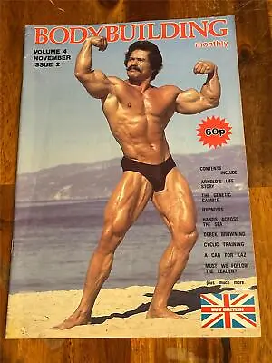 BODYBUILDING MONTHLY Muscle Magazine ED CORNEY/Roy Callender 11-80 (UK) • $12.50