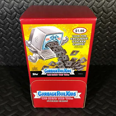 GARBAGE PAIL KIDS 2018 WE HATE THE 80s EMPTY GRAVITY FEED BOX [TARGET STYLE] • $84.55