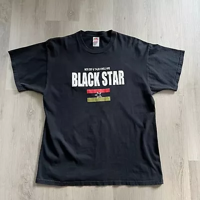 Vintage 90s Black Star Mos Def & Talib Kweli Rawkus Shirt Size XL • $363.49