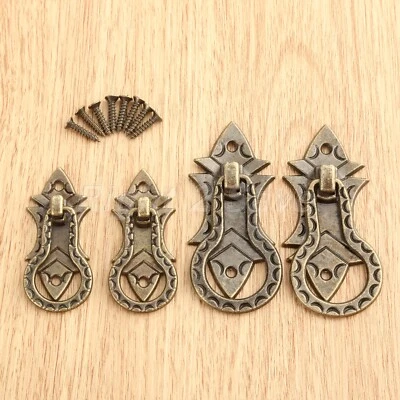 $4.17 • Buy 2/10Pcs Vintage Bronze Furniture Cabinet Drawer Door Pull Handles Cupboard Knobs
