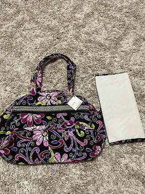 Vera Bradley Baby Bag Diaper Bag Purple Punch NWT • $49.99