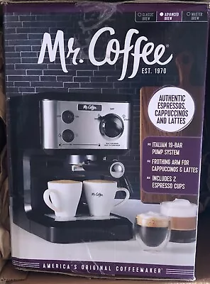 MR COFFEE Espresso Cappuccino And Latte Maker BVMC-ECMP80 Original Box • $49.99