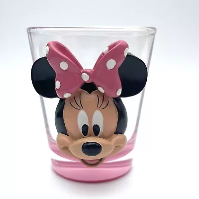 Minnie Mouse Shot Glass Disneyland Resort 3D Pink - 1 Oz • £12.53