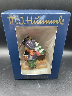 M.j. Hummel Ride Into Christmas Glass Blown Mouth Blown Ornament Retired • $40