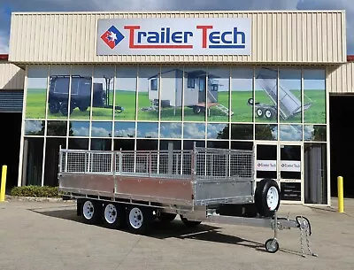 16x7 Tipper - 3 Way Tipping Trailer - 3.5ton Or 4.5ton Available - Trailer Tech • $16495