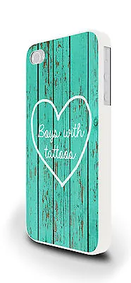 £10.99 • Buy Boys With Tattoos Wooden Hipster Cover Case For IPhone 4/4s 5/5s 5c 6 6 Plus