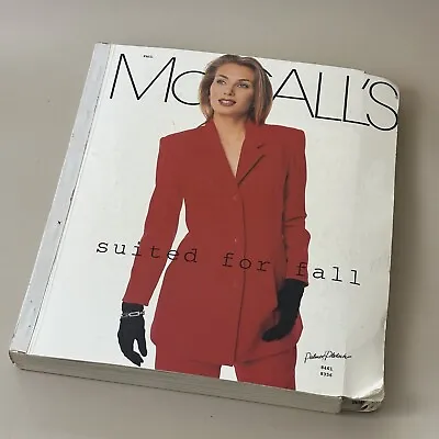 Vintage 1996 McCall’s Pattern Fall Catalog 90s Sewing Store Counter Order • $30