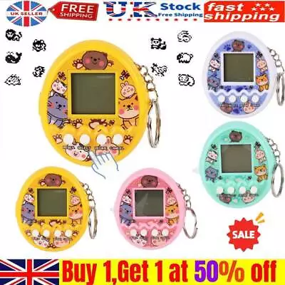 Tamagotchi Electronic Cyber Pet Retro Toys Virtual Game Nostalgic 90's Keyring • £5.99