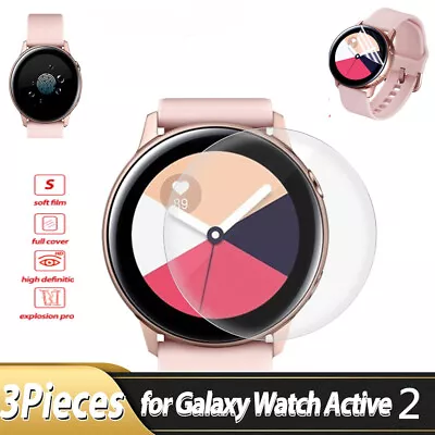 3PC For Samsung Galaxy Watch Active 2 Screen Protector Hydrogel Film Clear Cover • $5.65