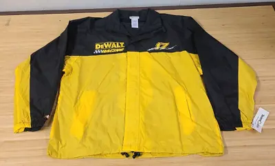 Dewalt Racing Matt Kenseth Jacket Large Team Caliber Yellow Black #17 • $19.99