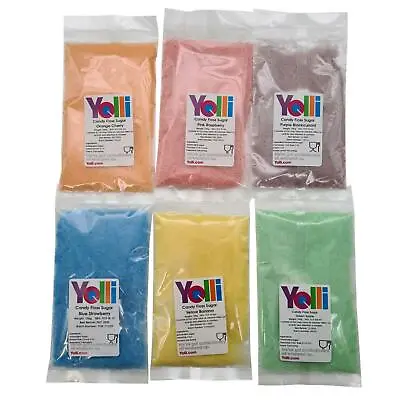 Professional Candy Floss Sugar 100g & 200g Packs Various Colours & Flavours • £4.69