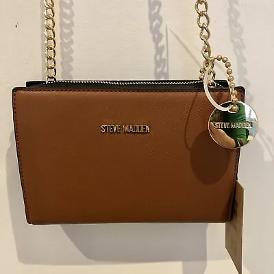 $85 • Buy Steve Madden Tan Ladies Crossbody Hand Bag Brand New With Tag - Unwanted Gift