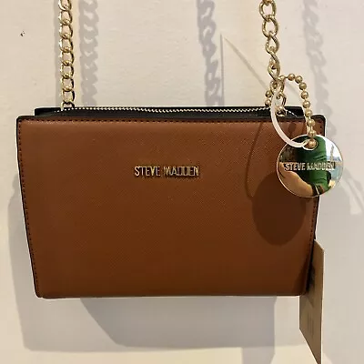 Steve Madden Tan Ladies Crossbody Hand Bag Brand New With Tag - Unwanted Gift • $85