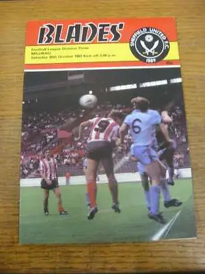 30/10/1982 Sheffield United V Millwall • £3.99