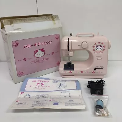 $109 • Buy Shinko Hello Kitty Sewing Machine YN-425 Sanrio Pink Cute Kawaii JAPAN