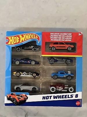 Hot Wheels Set Of 8 Cars Including 1 Exclusive Car HPV78 NEW • $9.99