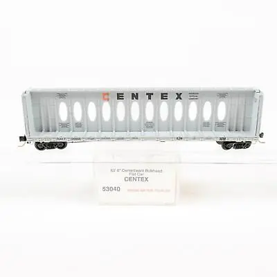 Micro Trains Centex TCAX #700006 60'8  Thrall Centerbeam Flat Car 53040 • $32.99