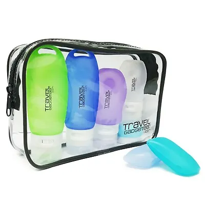 Travel Bottles - TSA Approved 3 Oz Travel Containers Leakproof Travel Tubes + T • $10.99