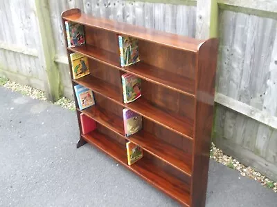 Antique Heal's Bookcase Mahogany Good Colour And Finish Delivery Option • £360