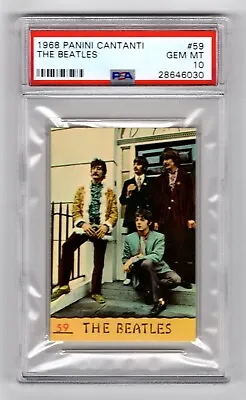 $42.97 • Buy PSA 10 THE BEATLES 1968 Panini Cantanti #59 THE HIGHEST EVER GRADED