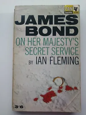 £7.99 • Buy Ian Fleming`s ON HER MAJESTY'S SECRET SERVICE James Bond 007 Pan Books X350.