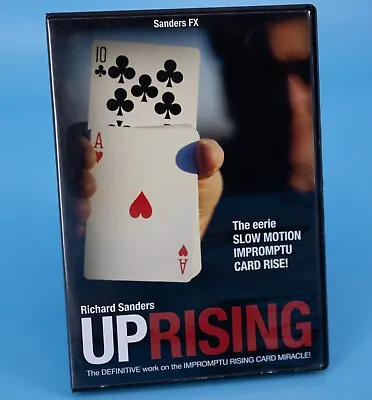 UPRISING By Richard Sanders - Magic Trick DVD + Silk Handkerchief - Card Rise • $12