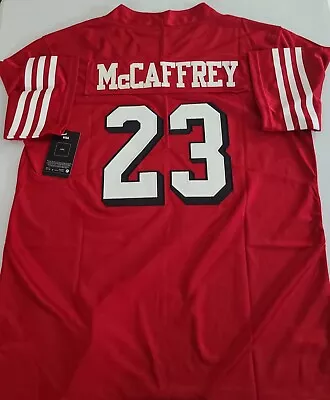 NWT Stitched 49ers ALT Jersey #23 Christian McCaffrey Size SMLXL2XL3XL *NEW • $42.99