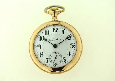 £100 • Buy Antique Hamilton  Calibre 940 21 Jewel  American Pocket Watch Working