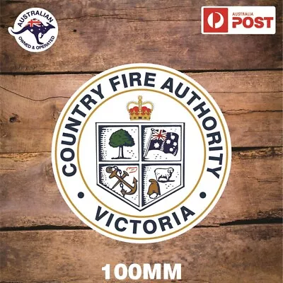 Cfa Sticker Obsolete Vintage Country Fire Authority Victoria • $6.30