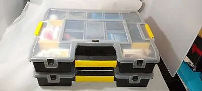 $12 • Buy Fish Tank Treatment Supplies, Aquarium Items In 2 Lock Together Stanley Cases 