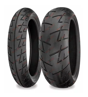 Shinko 009 Raven 120/70ZR17 170/60ZR17 Front Rear Tire Set Motorcycle Tires • $207.98