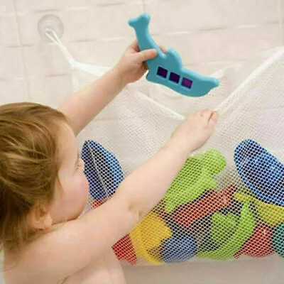 Bathroom Kids Baby Bath Toy Tidy Organiser Mesh Hanging Storage Bag Holder Net • £3.38