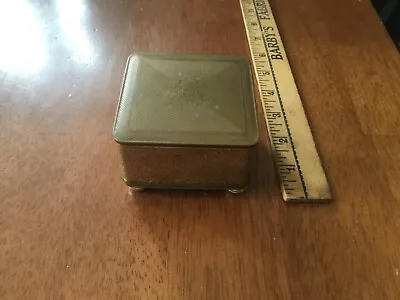 Vintage Brass Jeweley Casket Box - Made In Great Britain • $15