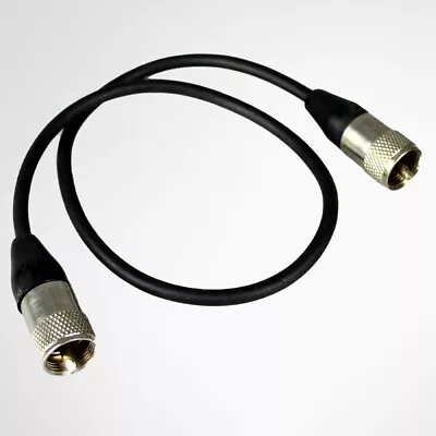 Patch Lead 50cm RG58 50 Ohm Coaxial Cable 0.5m CB Radio Antenna SWR PL259 Lead • £4.99