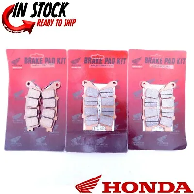 Honda Brake Pad Kit Front / Rear  2001-2017 Goldwing Gl1800 & F6b Oem New  • $139.95